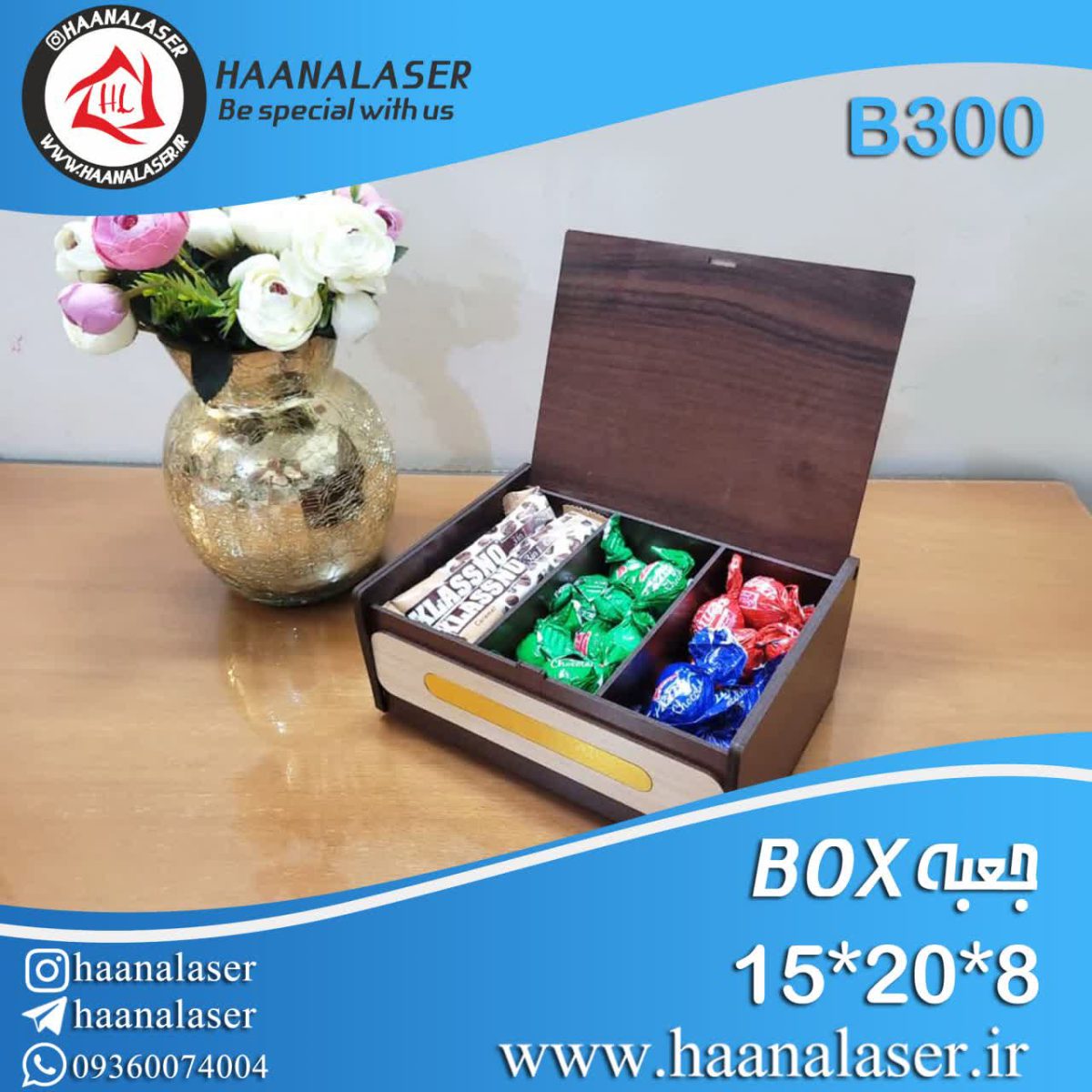 جعبه پذیرایی کد ۳۰۰ طرح دایره هانالیزر - Image 3